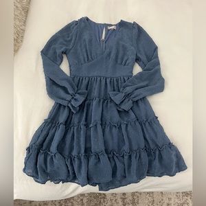 Altr’d State Blue Long Sleeve Dress